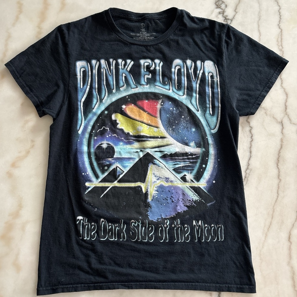 Pink Floyd Black Graphic Tee